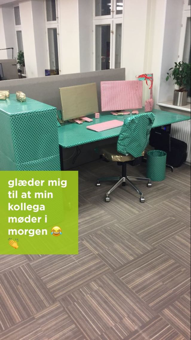 Indpakningsprank jodel