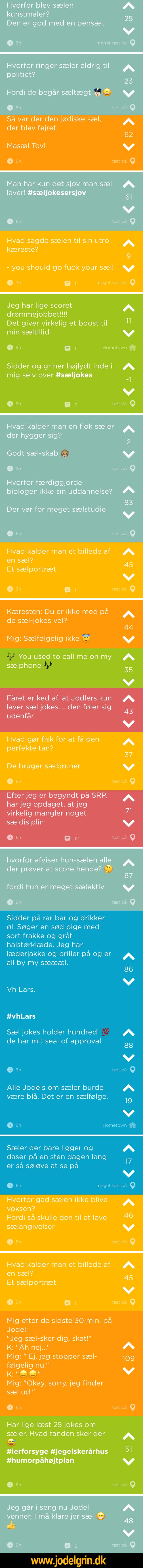 Sæl jokes jodel