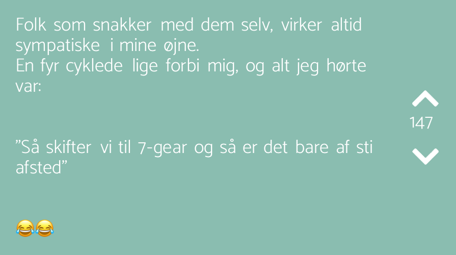 Snakker og dater det samme