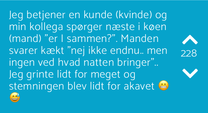 Eksen min dater en kollega kan