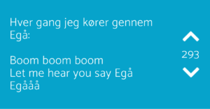 Sjov jodel