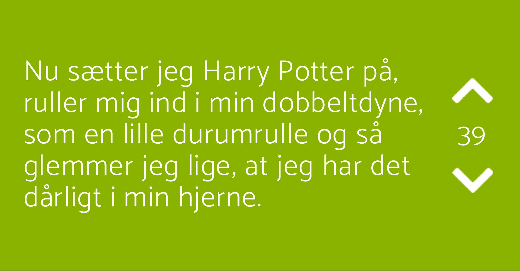 Nu sætter jeg Harry Potter... - Jodelgrin.dk